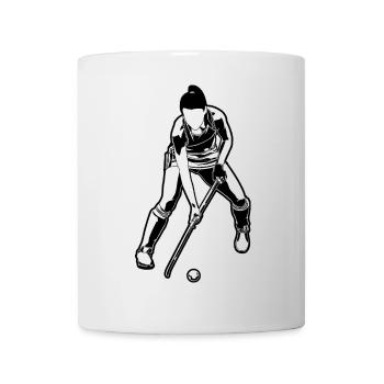 Feldhockeyspieler Mädchen - Tasse - Weiß - Vorne