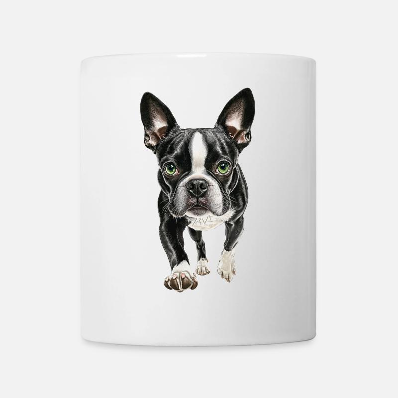 Boston Terrier - Tasse - Weiß
