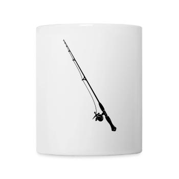 Fishing Rod Sketch - Mug - white - Front