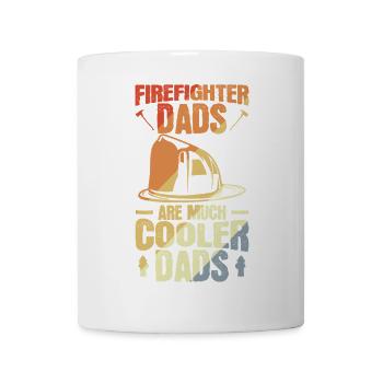 Feuerwehrväter sind die cooleren Väter - Tasse - Weiß - Vorne
