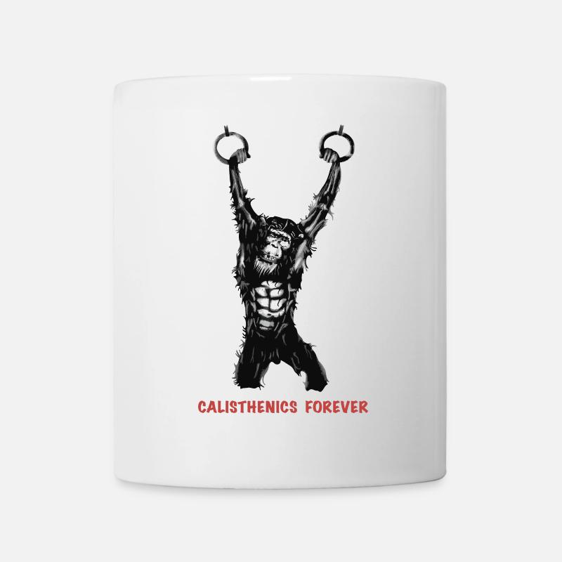 Calisthenics Evolution - Anneaux de gymnastique - Mug blanc - blanc