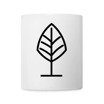 arbre - Mug blanc - blanc - Devant