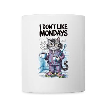 Chemise de lundi drôle avec gueule de bois - Mug blanc - blanc - Devant