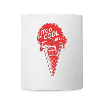 Eiswaffel - Zu cool zum Chillen - Tasse - Weiß - Vorne