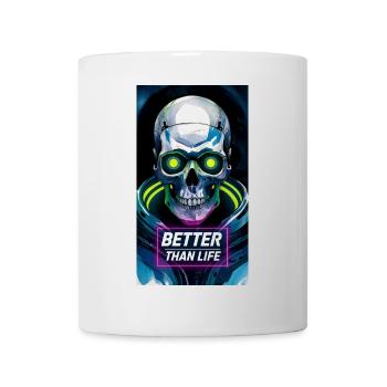 Skull - Mug - white - Front