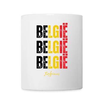 Belgian pride, flag of Belgium - Mug - white - Front