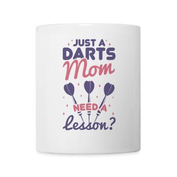 Mère joueuse de fléchettes - Mug blanc - blanc - Devant