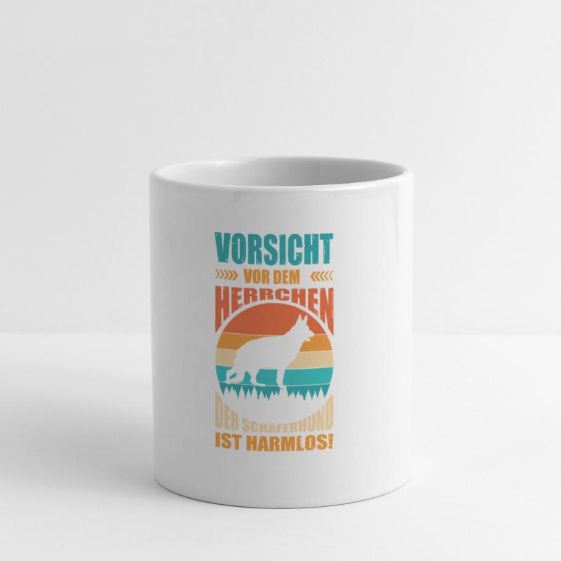 Schäferhund Geschenke Hund Herrchen Gassi Tasse