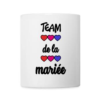 EVJF. MARIEE. TEAM. TEAM MARIEE. FUTURE MARIEE - Mug blanc - blanc - Devant