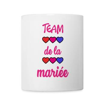 EVJF. MARIEE. TEAM. TEAM MARIEE. FUTURE MARIEE - Mug blanc - blanc - Devant