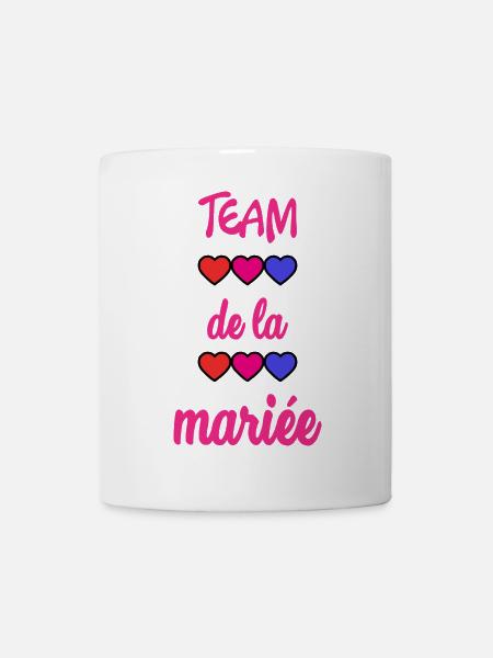 EVJF. MARIEE. TEAM. TEAM MARIEE. FUTURE MARIEE - Mug blanc - blanc