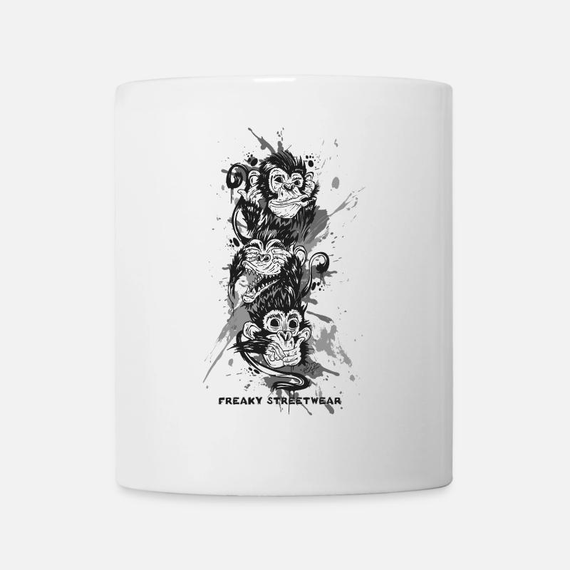 three monkeys - Mug - white