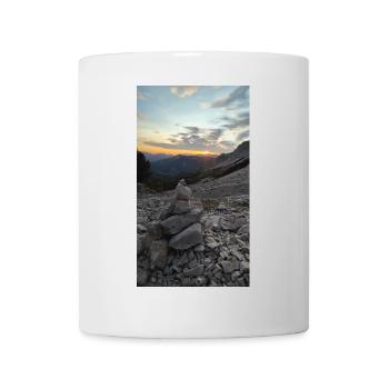 Sunset in the mountains - Mug - white - Front
