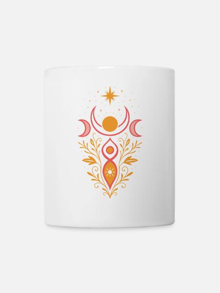 Mittsommer Göttin, Sonnengöttin - Pagan & Wicca - Tasse - Weiß