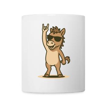 Poulain Rock’n’Ride - Mug blanc - blanc - Devant