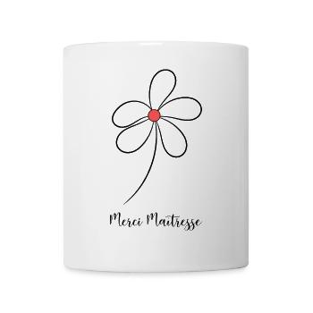 GELIEBTE. HERZ. MEISTER. VIELEN DANK. DANKE HERRIN. - Tasse - Weiß - Vorne