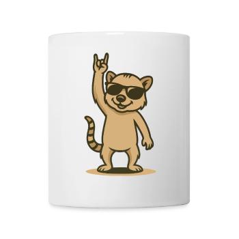 Cool coati rocker baby - Mug - white - Front