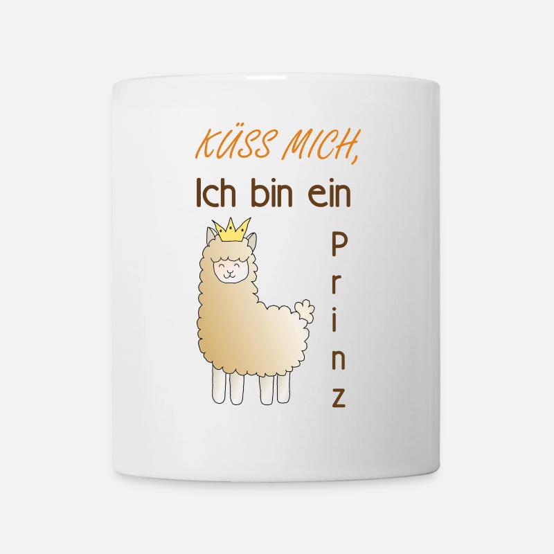 Küss mich, ich bin ein Prinz! - Tasse - Weiß
