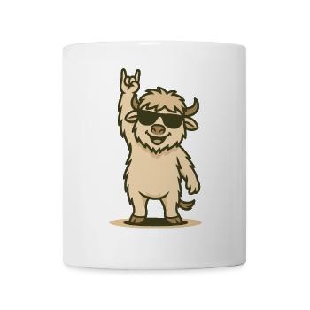 Rock’n’Yak Bébé - Mug blanc - blanc - Devant