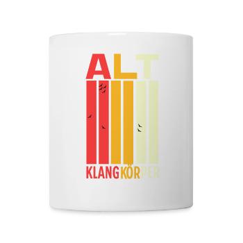 Chor: Alt Klangkörper für Musiker - Tasse - Weiß - Vorne