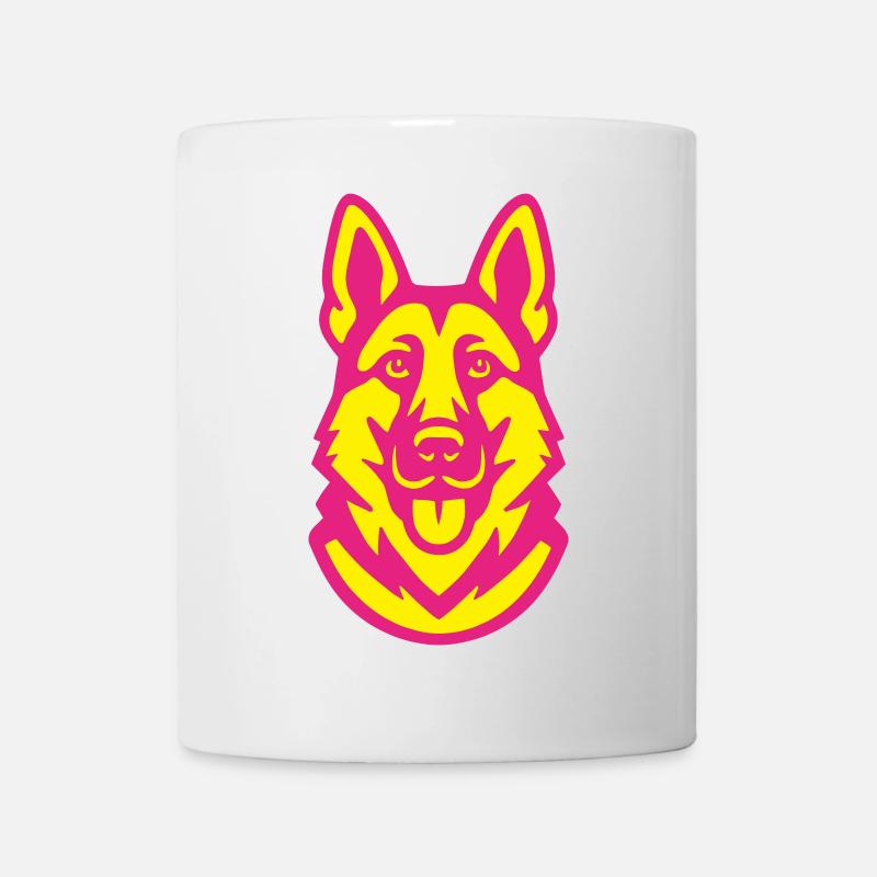 Schäferhund Pop-Art - Tasse - Weiß