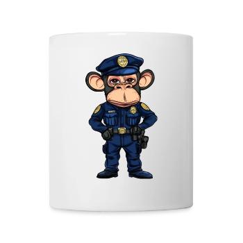 Monkey Police - Mug - white - Front