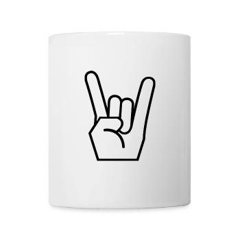 Rock On - Tasse - Weiß - Vorne