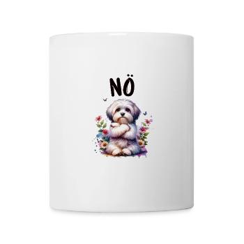Havanese Lustiger Spruch Nö für Hundeliebhaber - Tasse - Weiß - Vorne