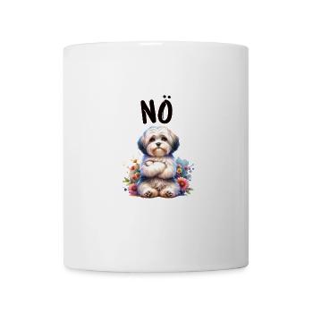 Havanese Lustiger Spruch Nö für Hundeliebhaber - Tasse - Weiß - Vorne