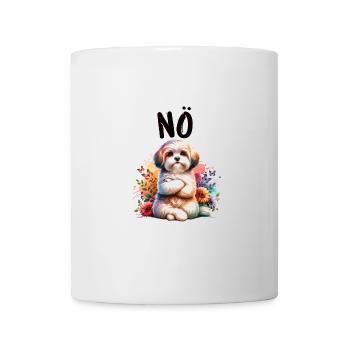 Drôle de dicton havanais non pour les amoureux des chiens - Mug blanc - blanc - Devant