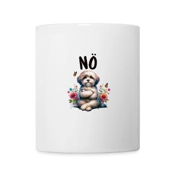 Havanese Lustiger Spruch Nö für Hundeliebhaber - Tasse - Weiß - Vorne