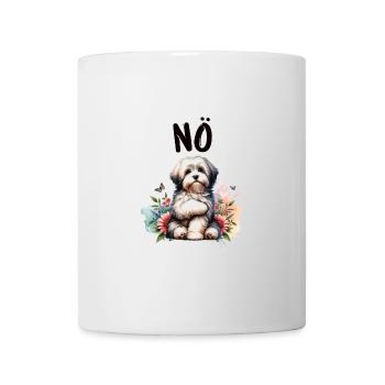Drôle de dicton havanais non pour les amoureux des chiens - Mug blanc - blanc - Devant