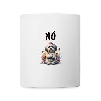 Havanese Lustiger Spruch Nö für Hundeliebhaber - Tasse - Weiß - Vorne