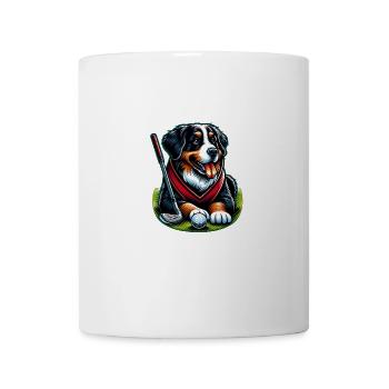 Bouvier bernois Jouer au golf Golf - Mug blanc - blanc - Devant