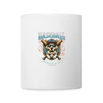 Casquette de baseball labrador sport baseball - Mug blanc - blanc - Devant