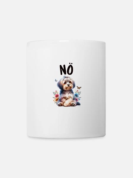 Havanese Lustiger Spruch Nö für Hundeliebhaber - Tasse - Weiß