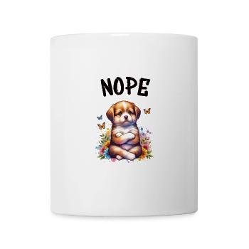 Drôle de dicton havanais non pour les amoureux des chiens - Mug blanc - blanc - Devant