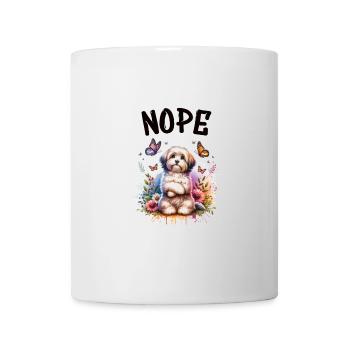 Drôle de dicton havanais non pour les amoureux des chiens - Mug blanc - blanc - Devant