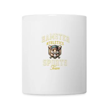 Hamster Baseballmütze Haustier Niedliches Design - Tasse - Weiß - Vorne