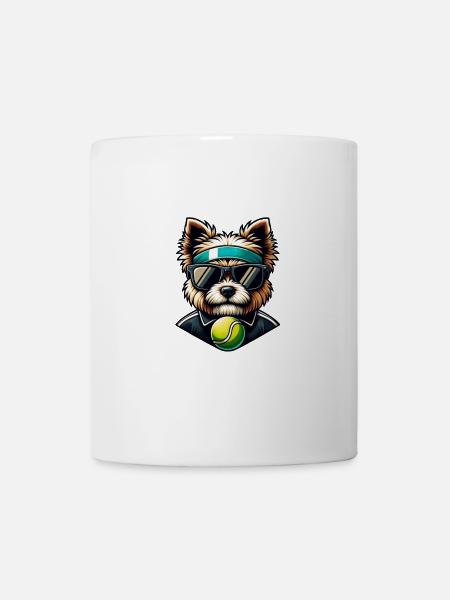 West Highland Terrier Westie Tennis Player Dog Mom - Tasse - Weiß
