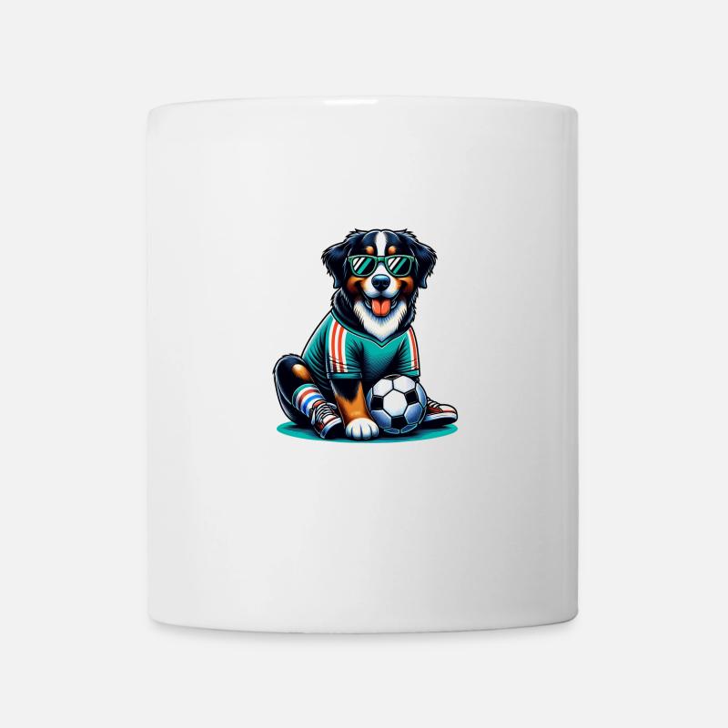 St. Bernard Calciatore Campione Tifoso - Tazza - bianco