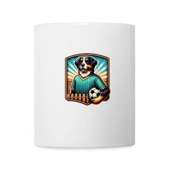 Berner Sennenhund Fußball Spieler Champion Fan - Tasse - Weiß - Vorne