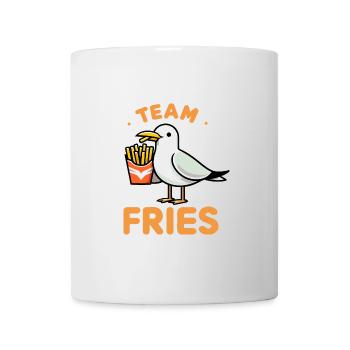 Team North Sea Seagull French Fries Fries Fries, Fast Food - Mug - white - Front