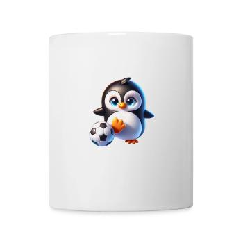 Niedlicher Pinguin Fußball Spieler Champion Fan - Tasse - Weiß - Vorne