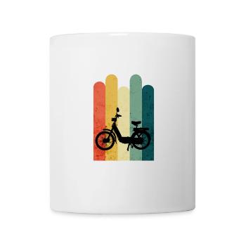 Töffli Töfflibubäh Ciau Cyclomoteur Rétro Vintage - Mug blanc - blanc - Devant
