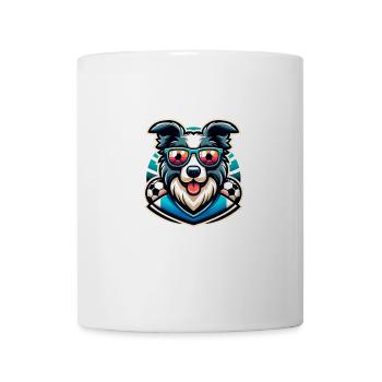 Border Collie Chien Joueur de Football Joueur Champion de ballon - Mug blanc - blanc - Devant