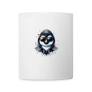 Pinguin Vogel Fußballspieler Champion Fan - Tasse - Weiß - Vorne