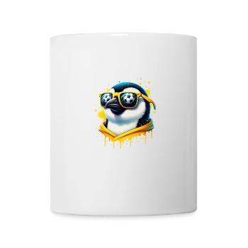 Pinguin Vogel Fußball Spieler Ball Champion Fan - Tasse - Weiß - Vorne