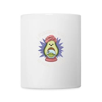 Ich Sehe Guacamole In Deiner Zukunft Avocado - Tasse - Weiß - Vorne