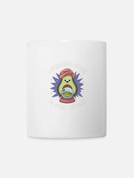 Je vois du guacamole dans votre futur avocat - Mug blanc - blanc